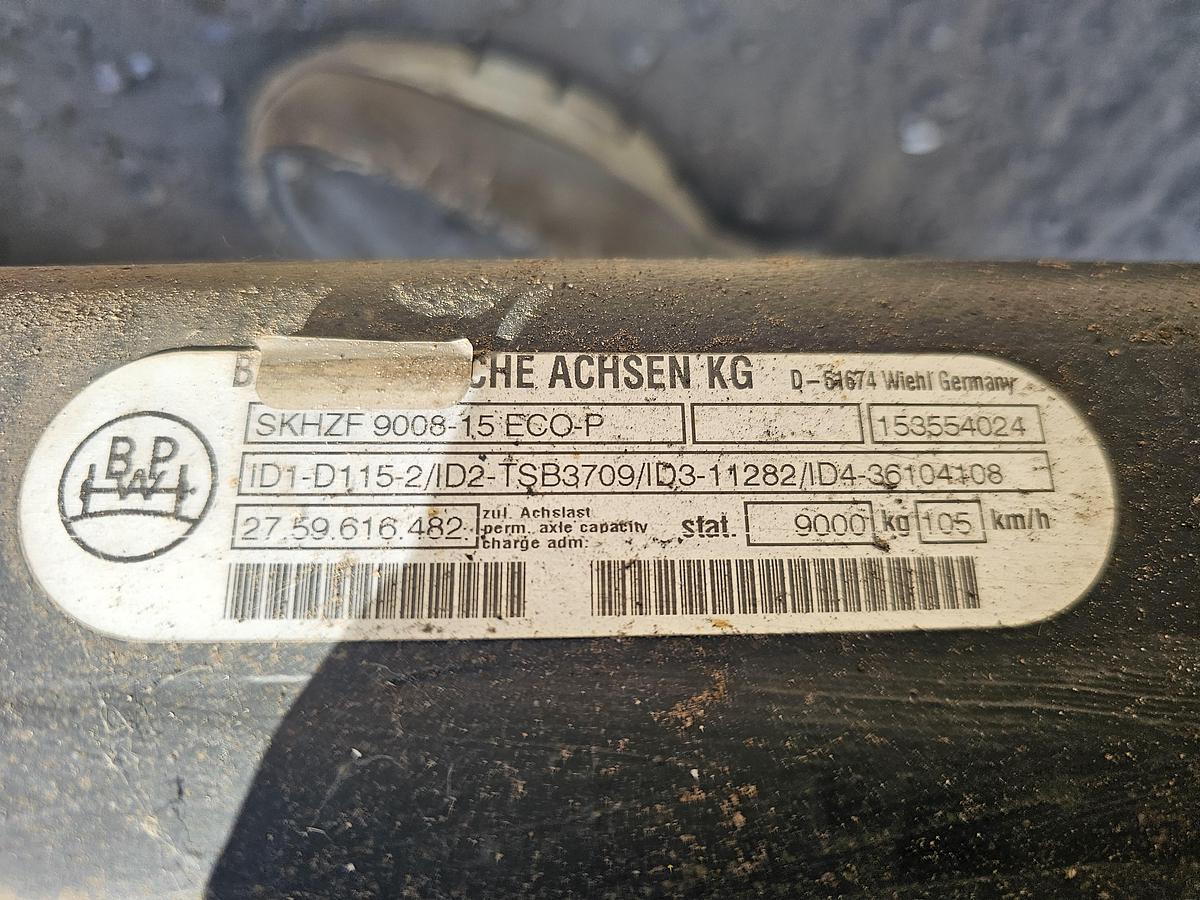 Gebruikt 2008 BPW SKHZF 9008-15 ECO-P / MEGA AXLE / DISC