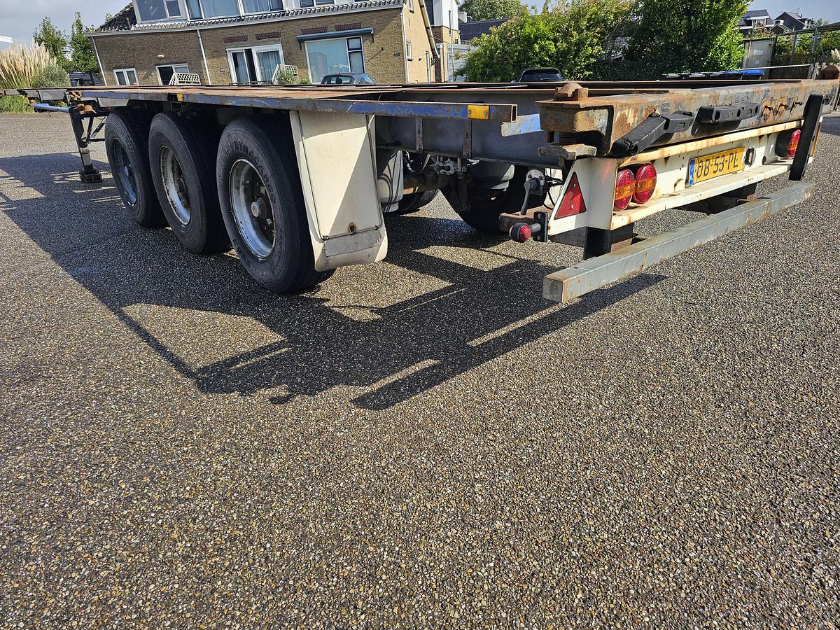 Used 1991 GROENEWEGEN 40.05 CC-12-24 | STRAIGHT CHASSIS | BPW DRUM.