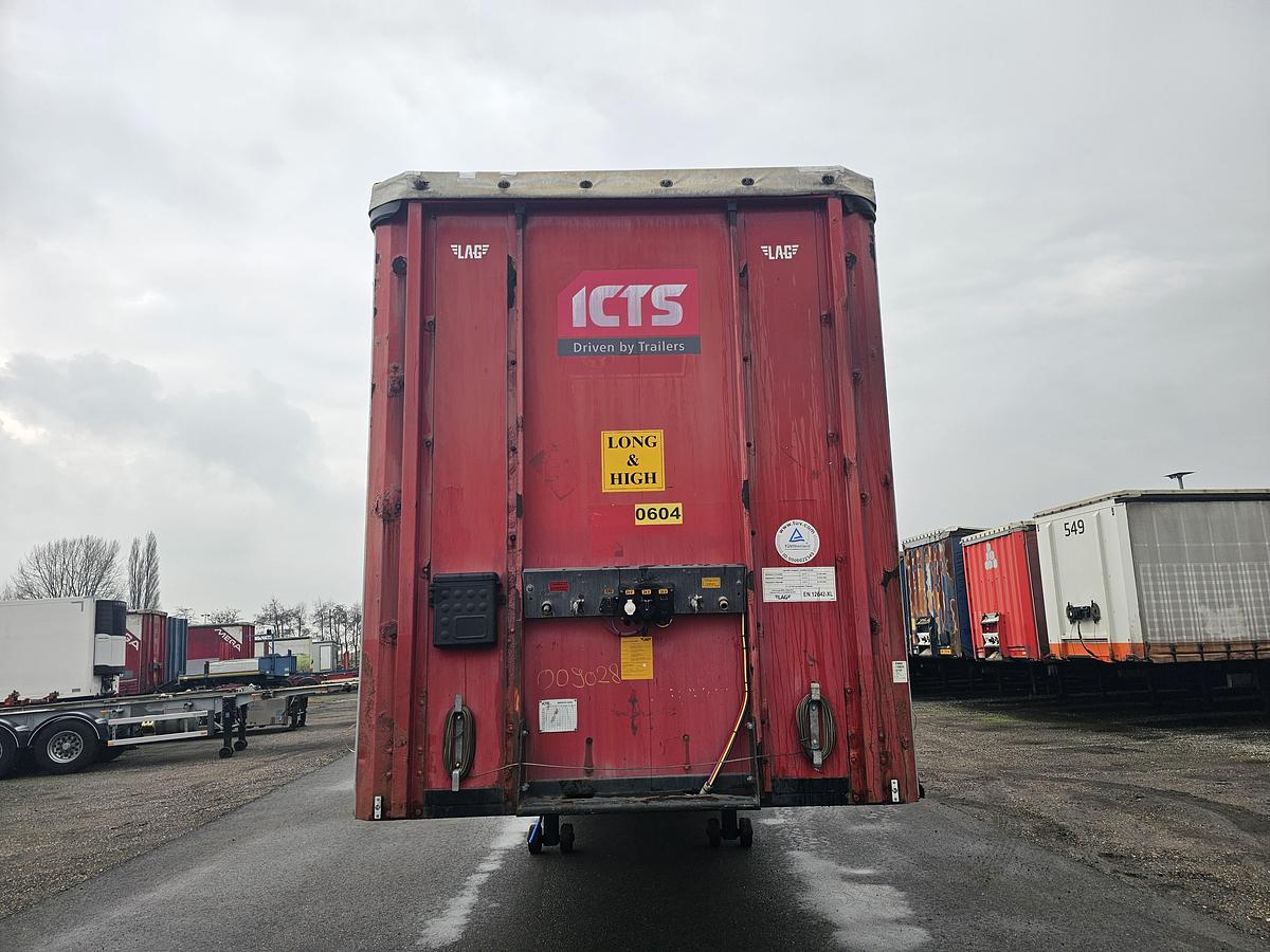 Used 2014 LAG 0-3-GC | 3 AXLE MEGA TRAILER|HUCKEPACK.|8 PIECES. | BELGIUM|BPW DRUM.