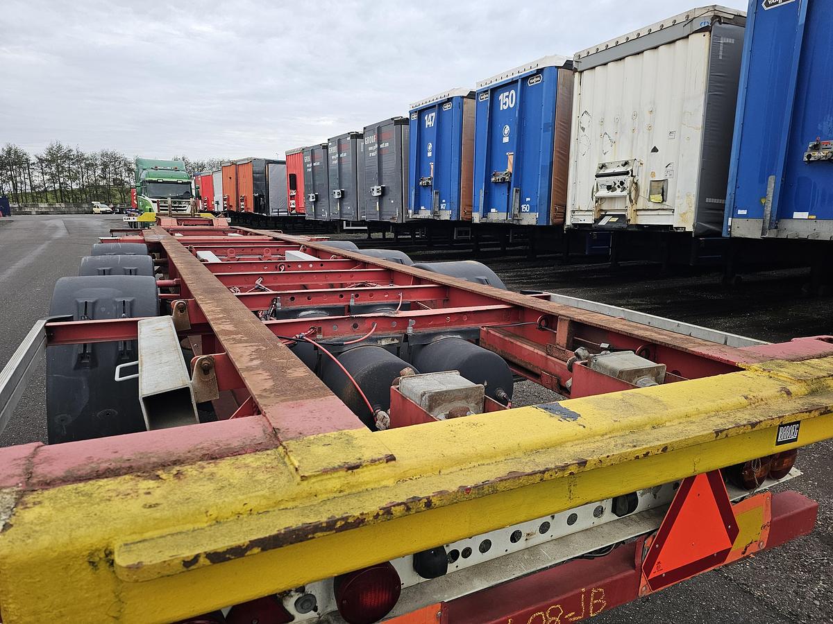 Gebruikt 2003 GROENEWEGEN 45 CC-16-27 TUN | 45 ft 40 ft 2 x 20 fFT | dutch chassis OH-08-JB | bpw drum.