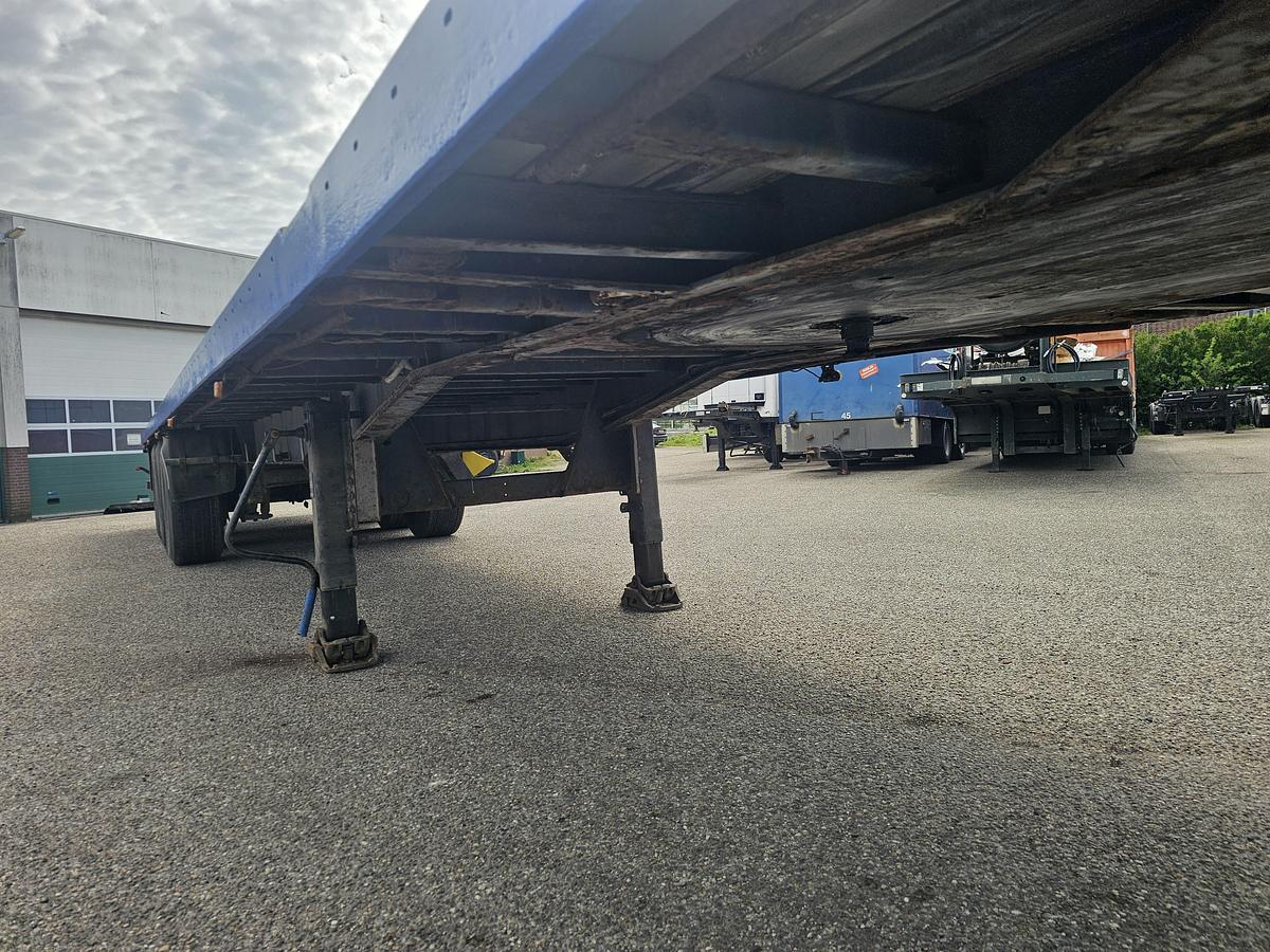 Gebruikt 2009 Van Hool 3B0073 | 3 AXLE FLATBED 13.60 MTR TWISTLOCKS FOR CONTAINER 40 FT 2 X20 FT BPW DRUM | 2 PIECES