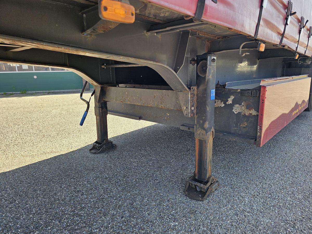 Used 2000 schmitz S01 | SLIDING ROOF | 2 LIFT AXLES| NICE HOLLAND TRAILER| SAF DISC.