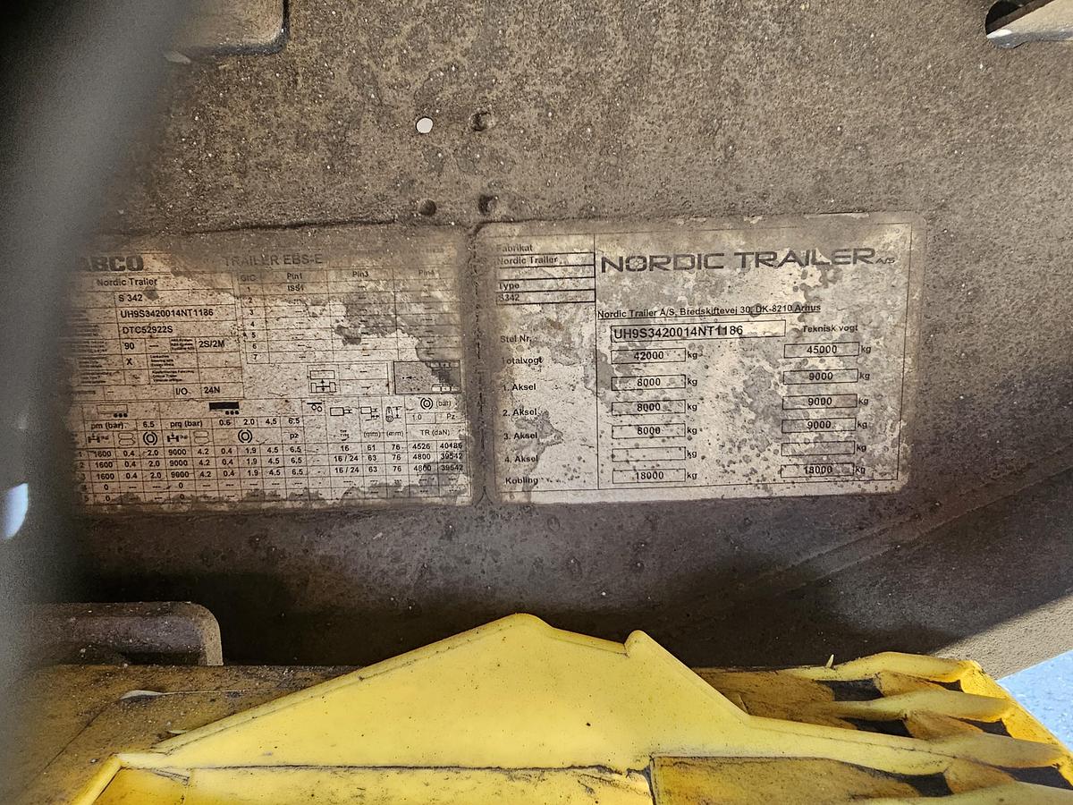 Gebruikt 2014 NORDIC S342 sliding roof | hardwooden floor | Saf disc| Galvanised chassis.