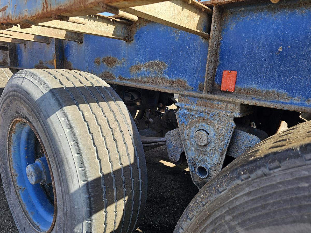 Gebruikt 1984 FLANDRIA OP 3/32T STEEL SUSPENSION / 15 CM BPW DRUM AXLES/ TWISLOCKS 40 FT 2 X 20 FOOT.