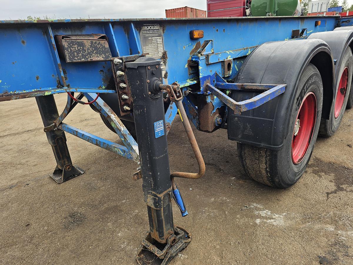 Used 1995 MAXILODE ST283A(20)SBTC | 20 FOOT CONTAINER TIPPER | ROR DRUM.