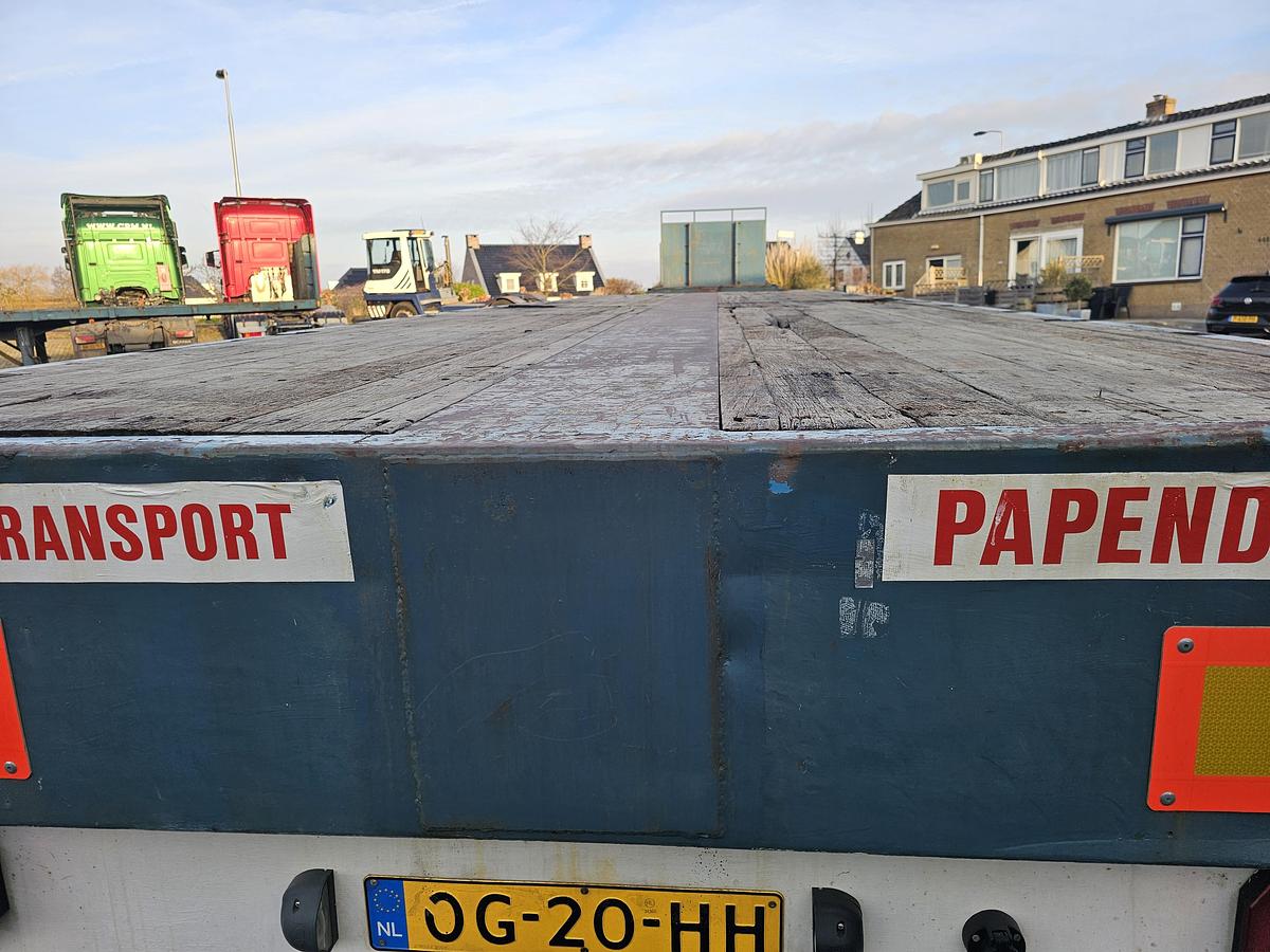 Gebruikt 2000 LINTRAILERS LSPU 18-27 | EXTENDIBLE TRAILER 21.20 MTR | STEERING AXLE | good sliding.