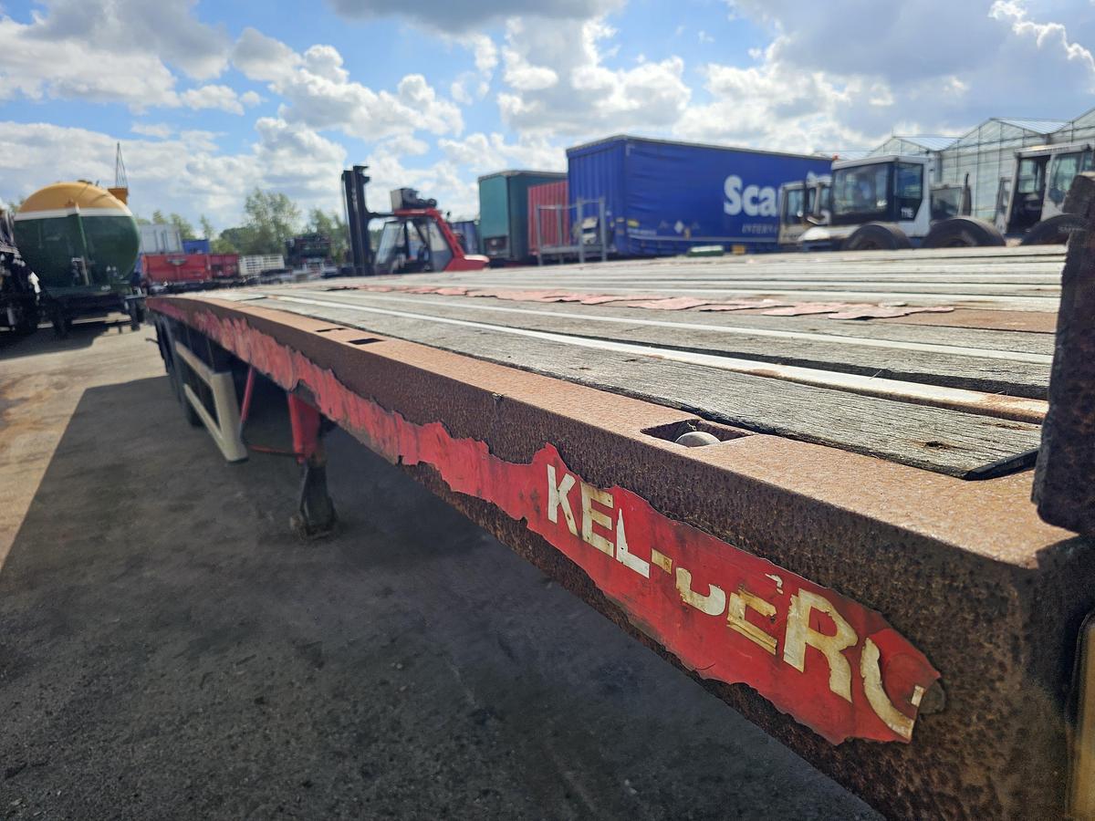 Used 2013 KELBERG S4 OB3 | HEAVY DUTY FLATBED | BPW DRUM
