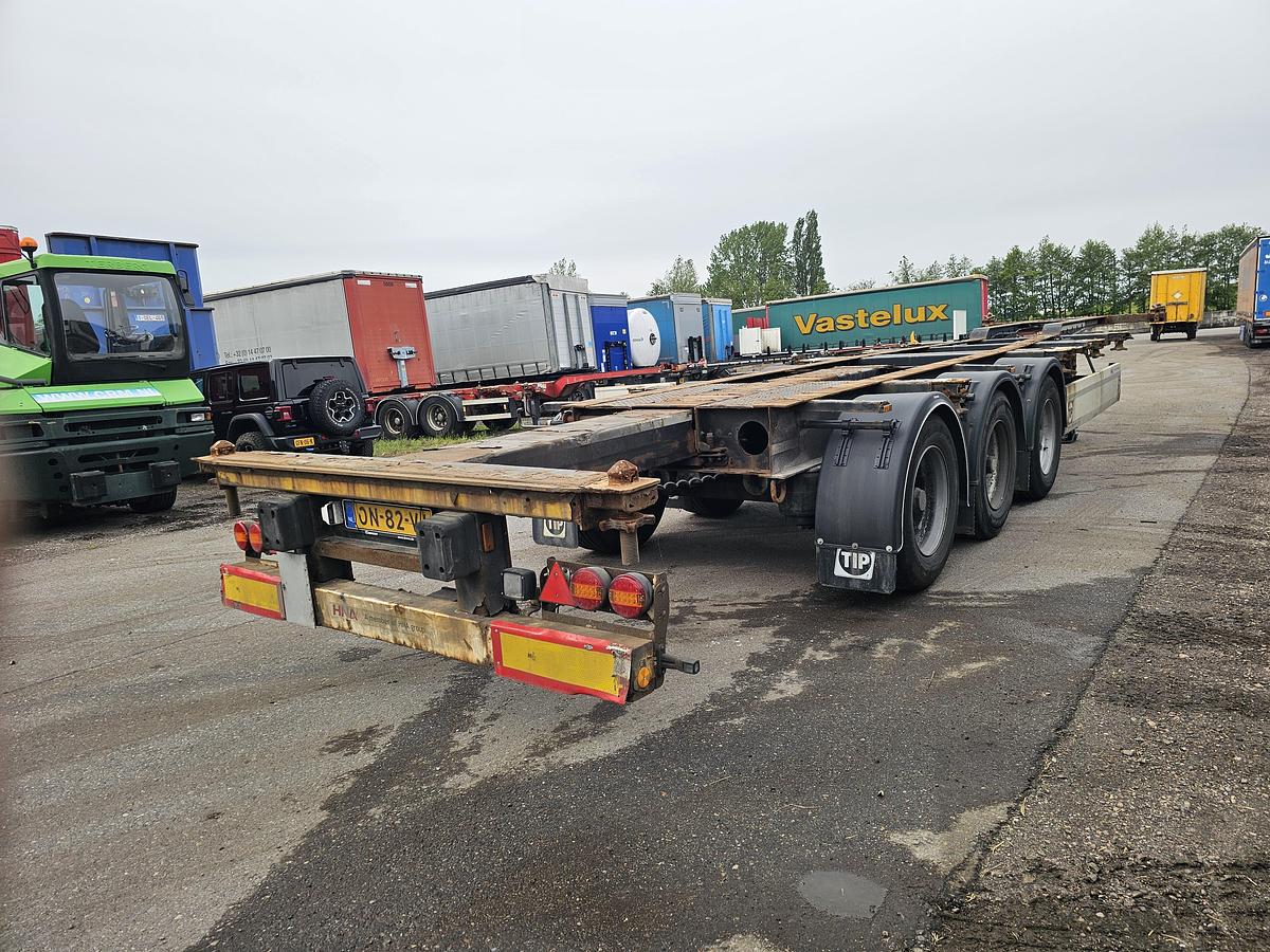 Gebruikt 2015 KRONE SD | CONTAINER CHASSIS 40 FT 2 X 20 FT |BPW DRUM| APK TUV 22-07-2026. 5 PIECES.