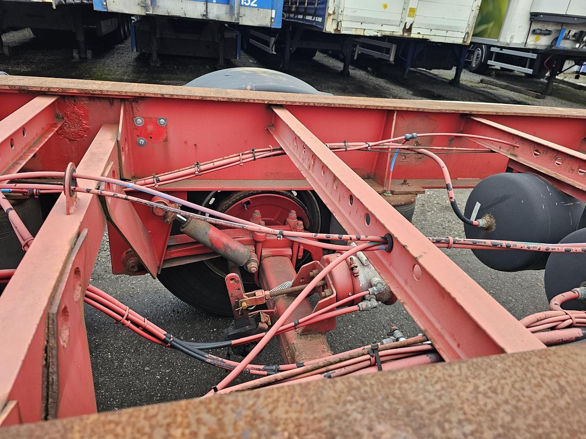 Gebruikt 2003 GROENEWEGEN 45 CC-16-27 TUN | 45 ft 40 ft 2 x 20 fFT | dutch chassis OH-08-JB | bpw drum.