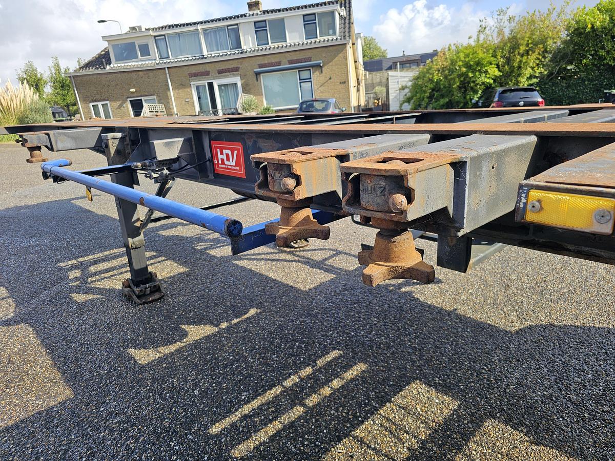 Used 1991 GROENEWEGEN 40.05 CC-12-24 | STRAIGHT CHASSIS | BPW DRUM.