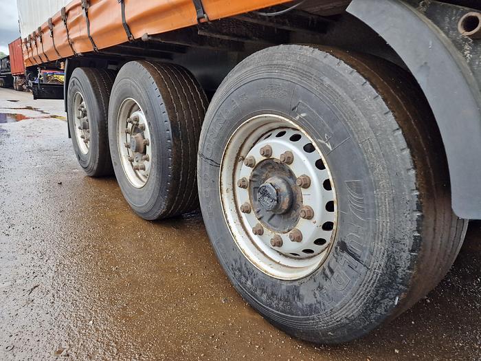 Used 2001 Kögel SN 24 3| axl;e curtainsider | Bpw disc |3 pieces.