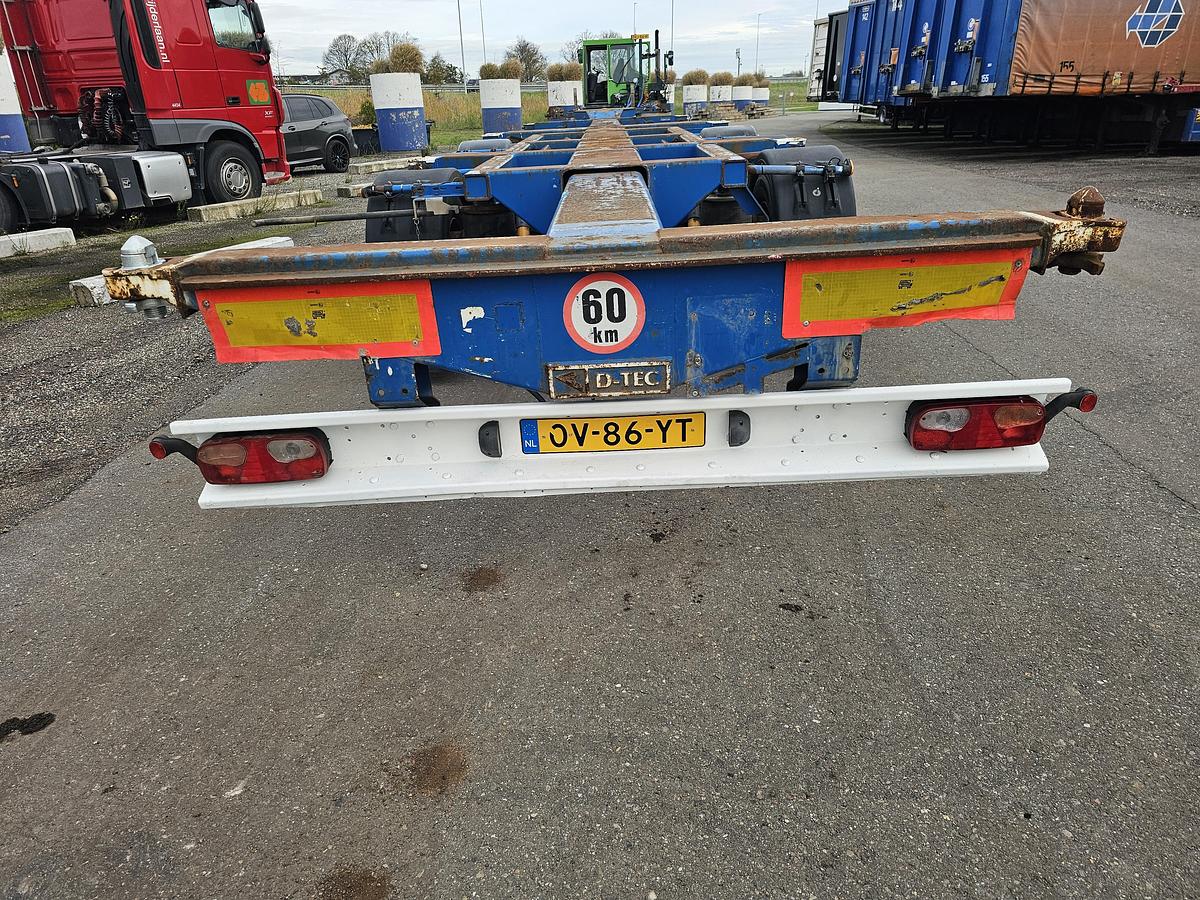 Gebruikt 2008 D-TEC | multi chassis all connections. | saf drum | dutch chassis.