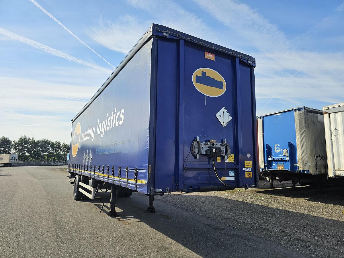 Used 2012 PACTON TBD.122 | SINGLE STEERING AXLE |UNDER SLIDING LOADING LIFT + BATTERIES| DAF DISC| APK /TUV 6-12-2025