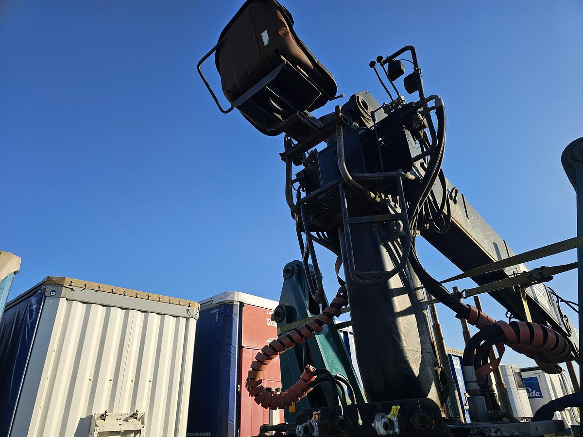 Gebruikt 1992 LEONET TB 18 |WOOD TRAILER WITH CRANE| BPW DRUM STEEL SUSPENSION.