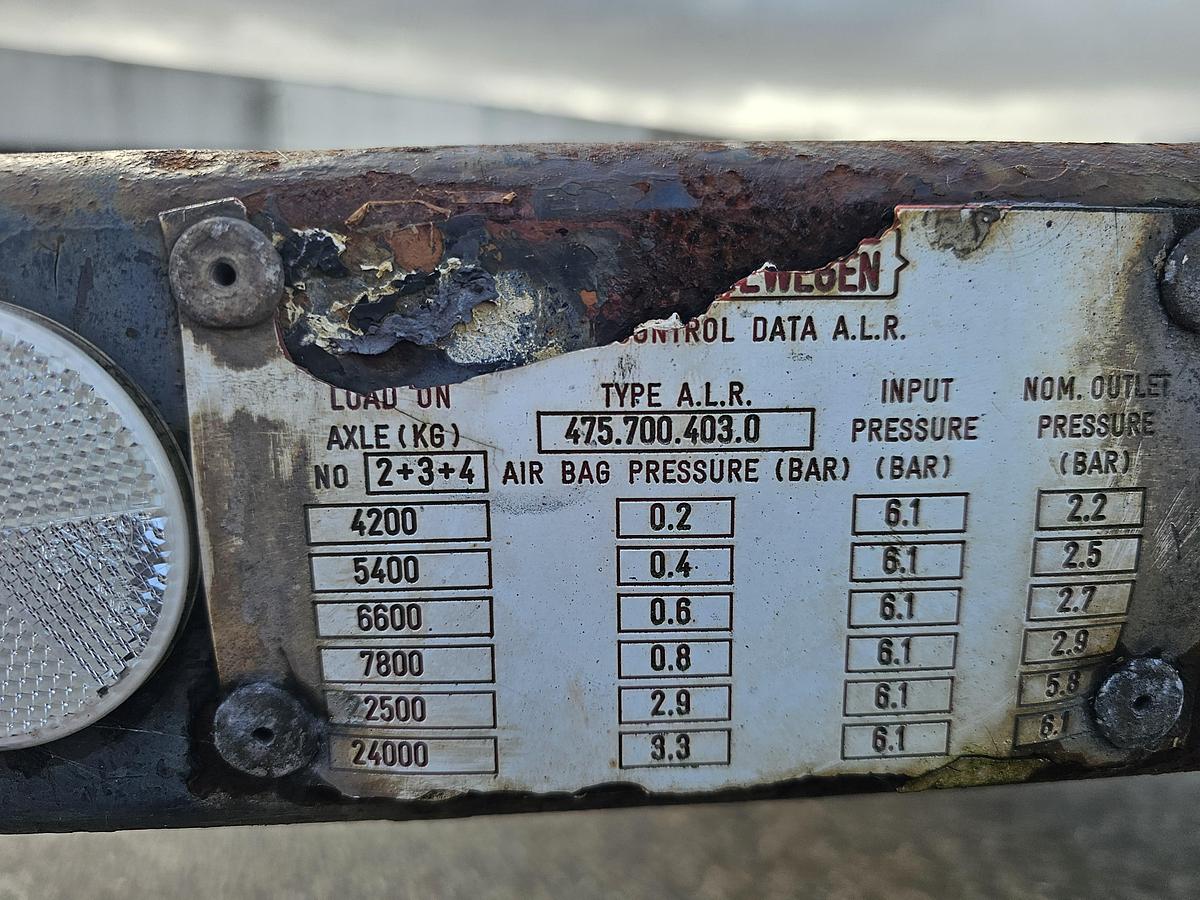 Used 1991 GROENEWEGEN 40.05 CC-12-24 | STRAIGHT CHASSIS | BPW DRUM.