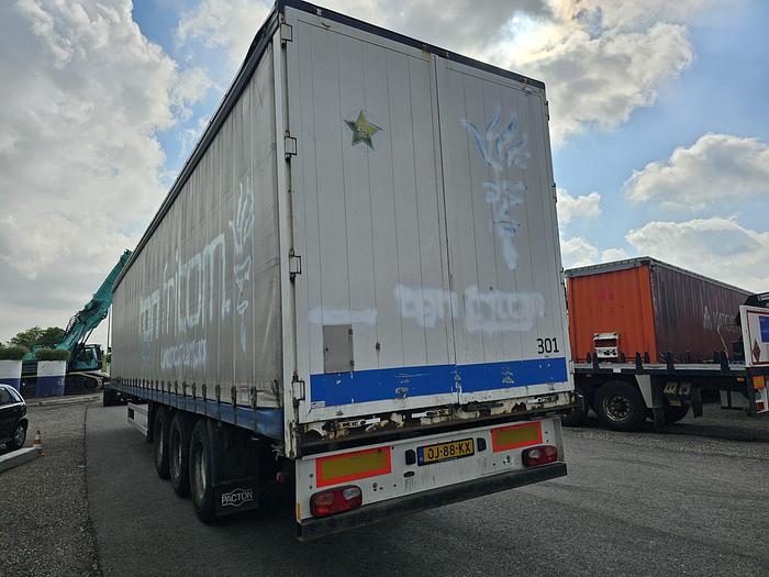 Used 2008 Pacton T3 011 | 3 AXLE CURTAINSIDER | SAF drum.