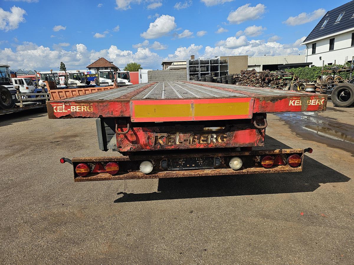 Used 2013 KELBERG S4 OB3 | HEAVY DUTY FLATBED | BPW DRUM
