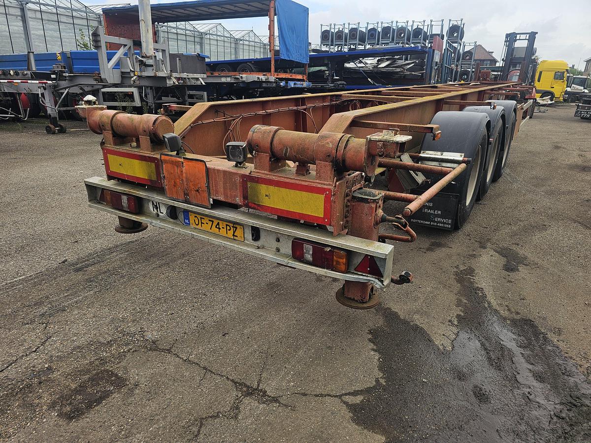 Gebruikt 1998 LAG O 3-39/ 40 foot tipper chassis/ steel/ saf drum./ no tipper cilinder / electric tipper.