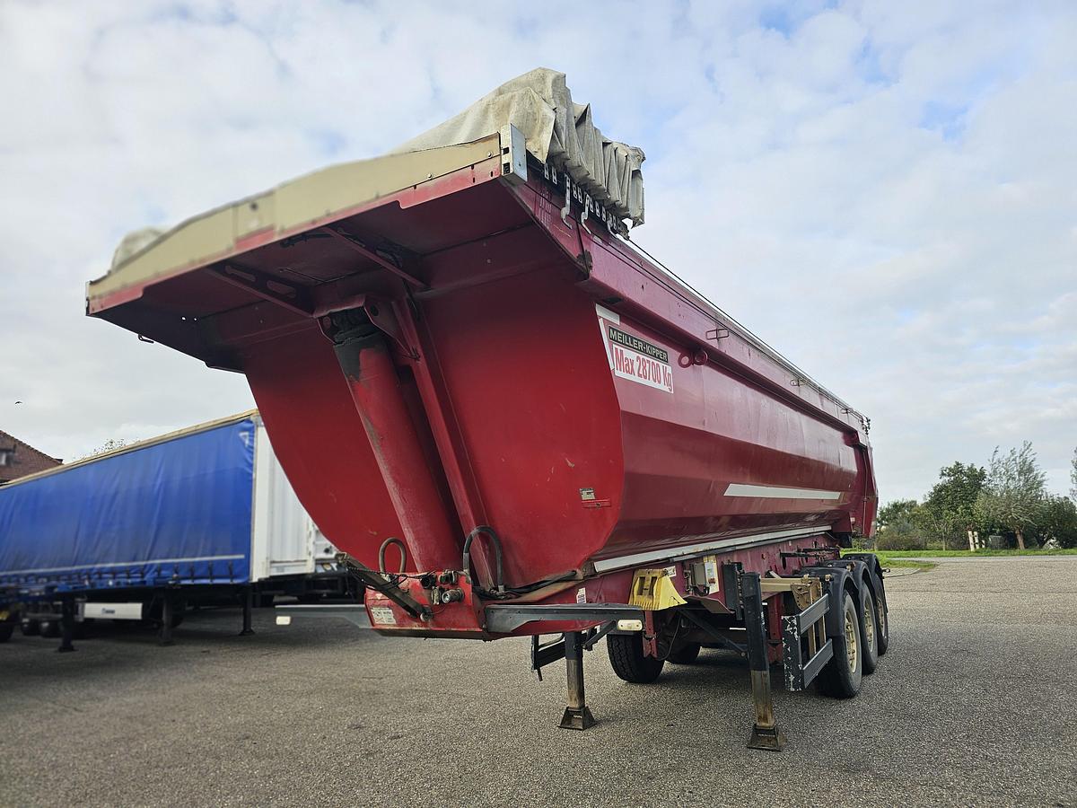 Gebruikt 2014 MEILLER MHPS12/27LOSS4/ STEEL TIPPER/ 30 MTR 3/ 28700 KG. /SAF DISC /ALU RIMS