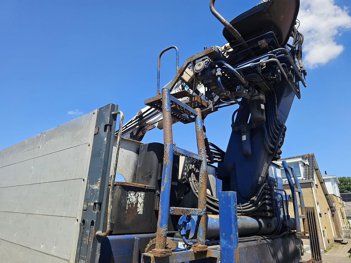 Gebruikt 2004 PACTON t4-001 / 4 AXLE TRAILER /2 LIFT AXLES /2 STEERING AXLES/ INCL CRANE KENNIS 14 TON MOVEBAL.