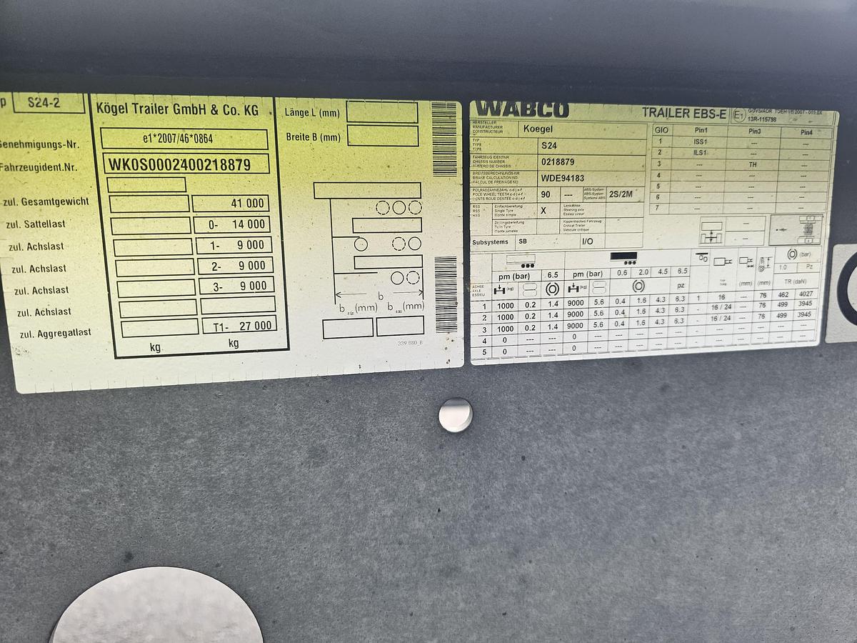 Used 2018 KÖGEL PORT 40 SIMPLEX 20| SAF DISC .