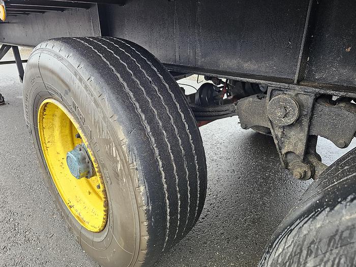 Used 1990 groenewegen  DRO-12-24 | heavy duty | steel suspension | drum brakes | semitrailer.