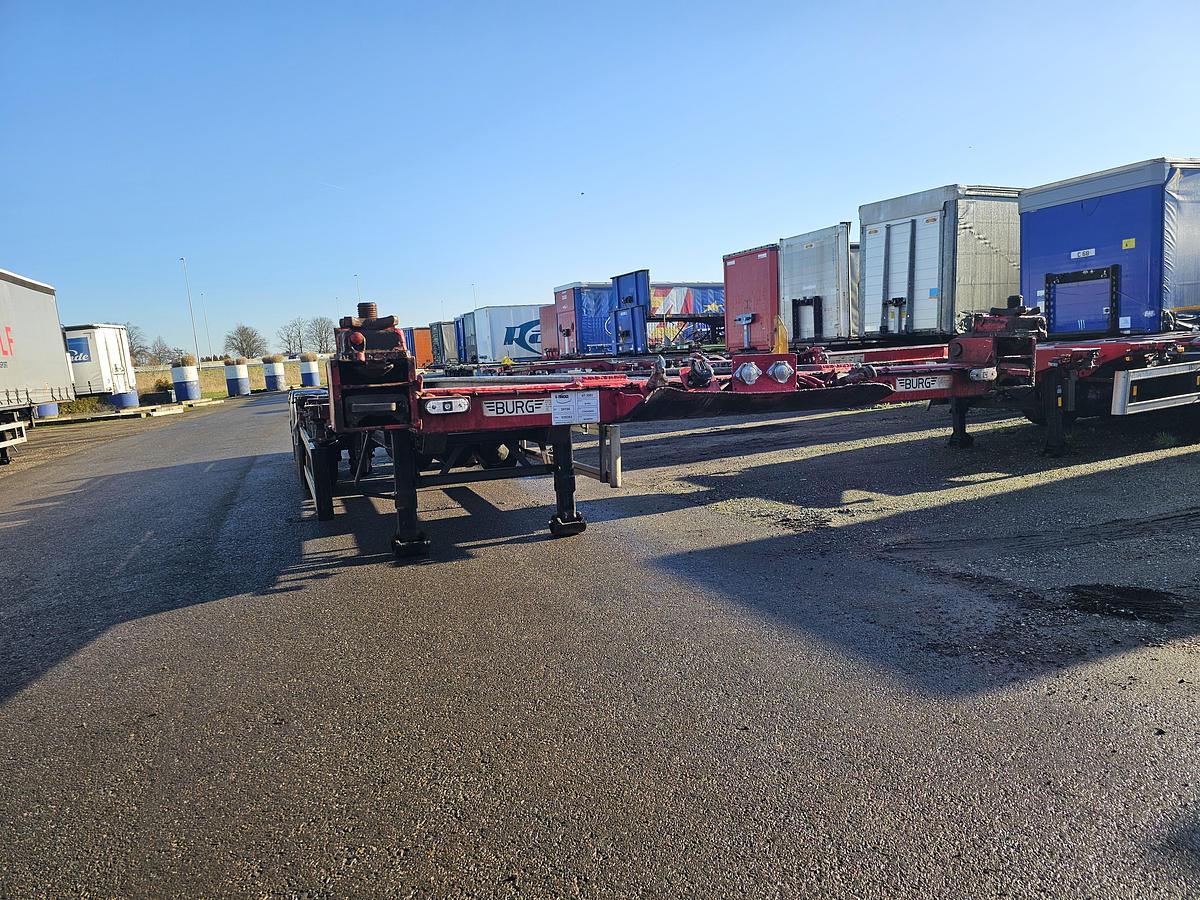 Gebruikt 2001 BURG BPO 12-27 CZ XEX|40 FT |2 X 20 FT |20 FT MIDDLE |BPW DRUM.