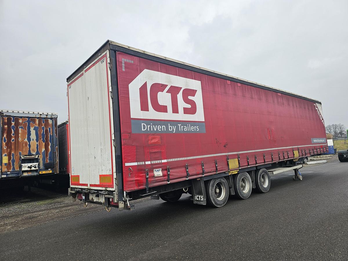 Used 2014 LAG 0-3-GC | 3 AXLE MEGA TRAILER|HUCKEPACK.|8 PIECES. | BELGIUM|BPW DRUM.