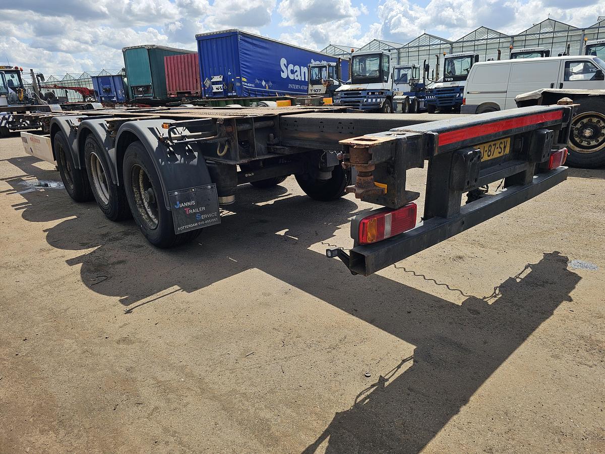 Used 2007 KRONE SD| EXTENDIBLE CHASSIS 40 FT 2 X 20 FT | BPW DISC.