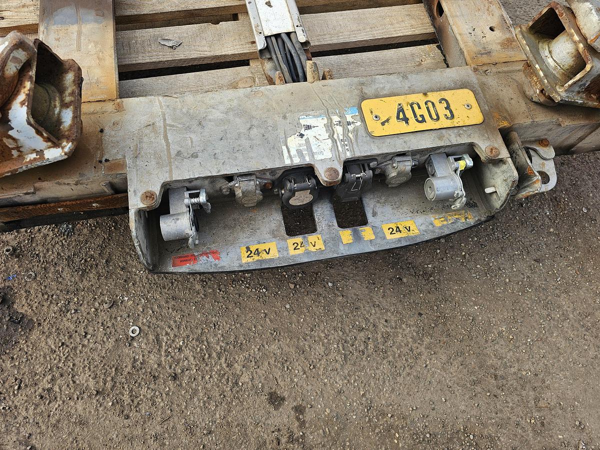 Used 2006 VAN HOOL FRONT SLIDING CONTAINER CHASSIS PART.