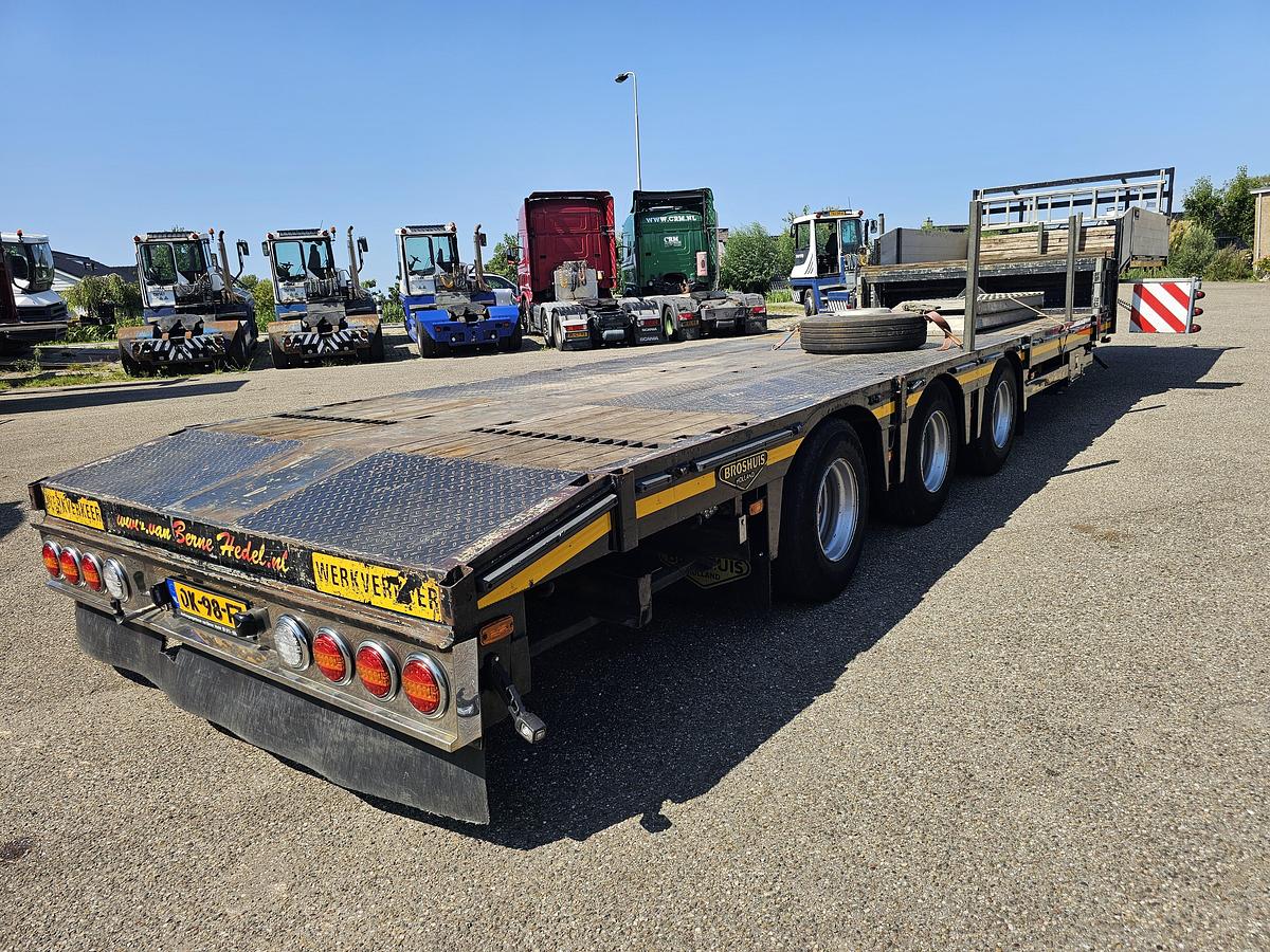 Used 1992 BROSHUIS E 2190/27 | SEMI LOWLOADER | 6 MTR EXTENDIBLE | BEAVER TAIL| SAF DRUM | APK 17-01-2016  |REFURBISHED 2010