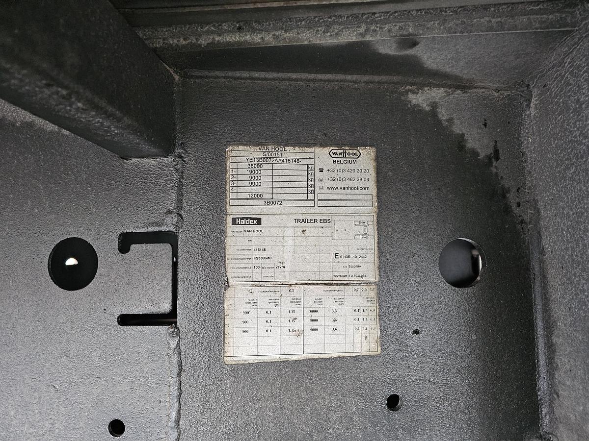 Gebruikt 2011 VAN HOOL 3B0072 | GALVANISED STEEL CHASSIS | ALU RIMS |BPW DISC | TUV APK/ 11-04-2026