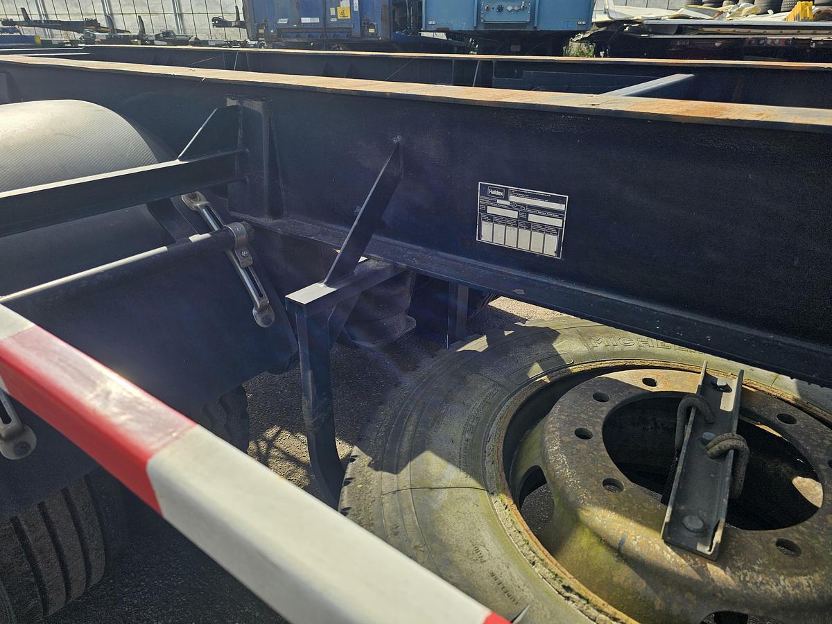 Gebruikt 1985 FLOOR FLA-10-183/ZEECONTAINER AANHANGWAGEN / BPW 150 MM / DRUM BRAKES.