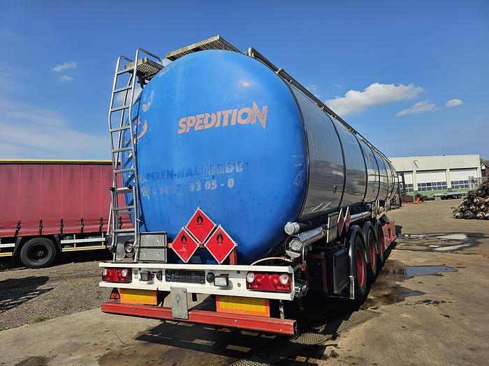 Used 2000 Feldbinder | TSA 59.3-4 | tanktrailer aluminium|59.5 cubic| ADR L4 BH |Bpw achsen|