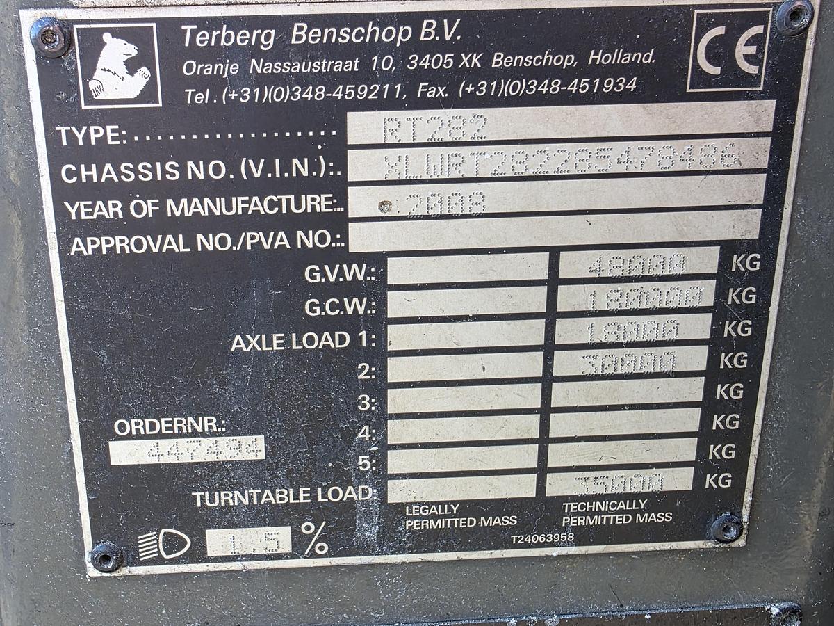 Gebruikt 2008 TERBERG RT 282 | 4X4 |TURNING CHAIR| AUTOMATIC GEAR|25885 HOURS.