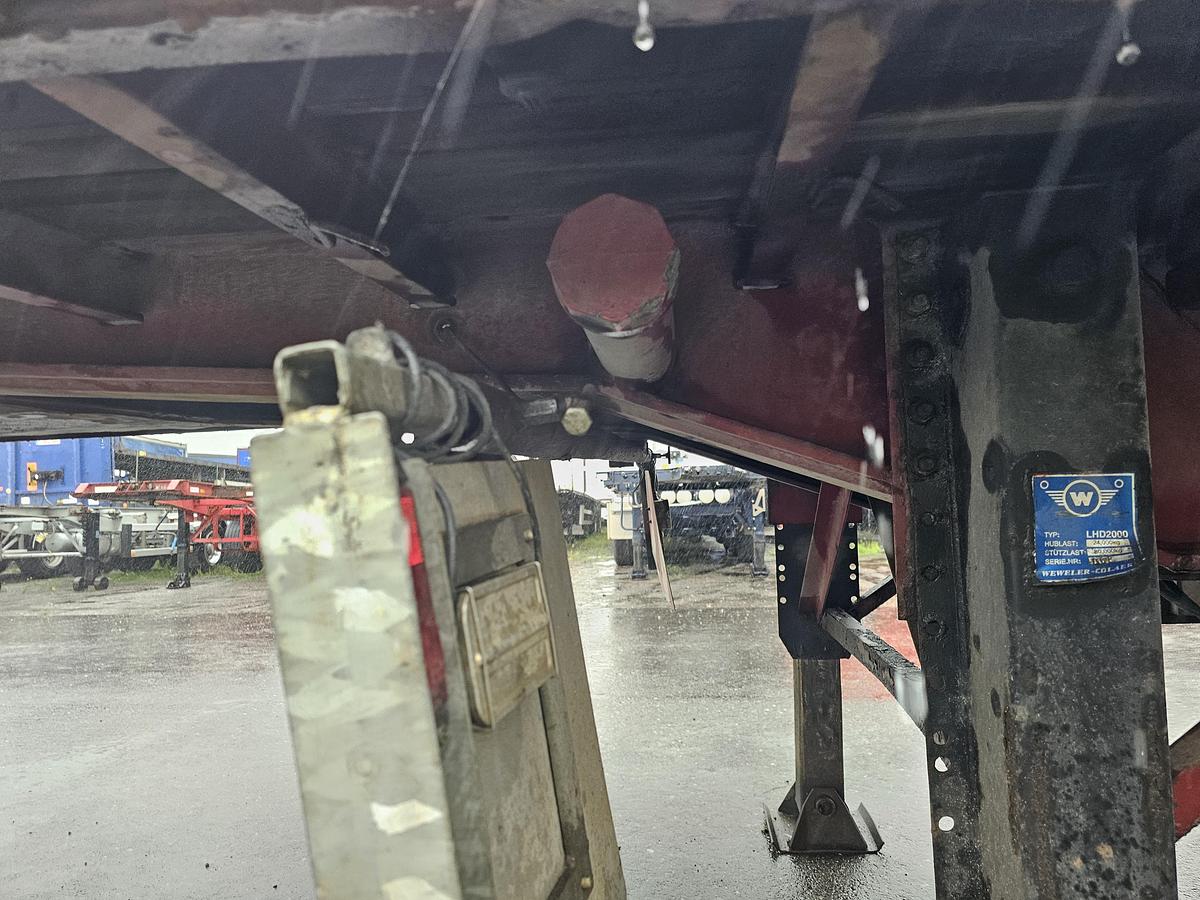 Used 1988 RENDERS ROC 12-27 N14 HEAVY DUTY 3 AXLE SEMITRAILER STEEL FLOOR.| SAF DRUM