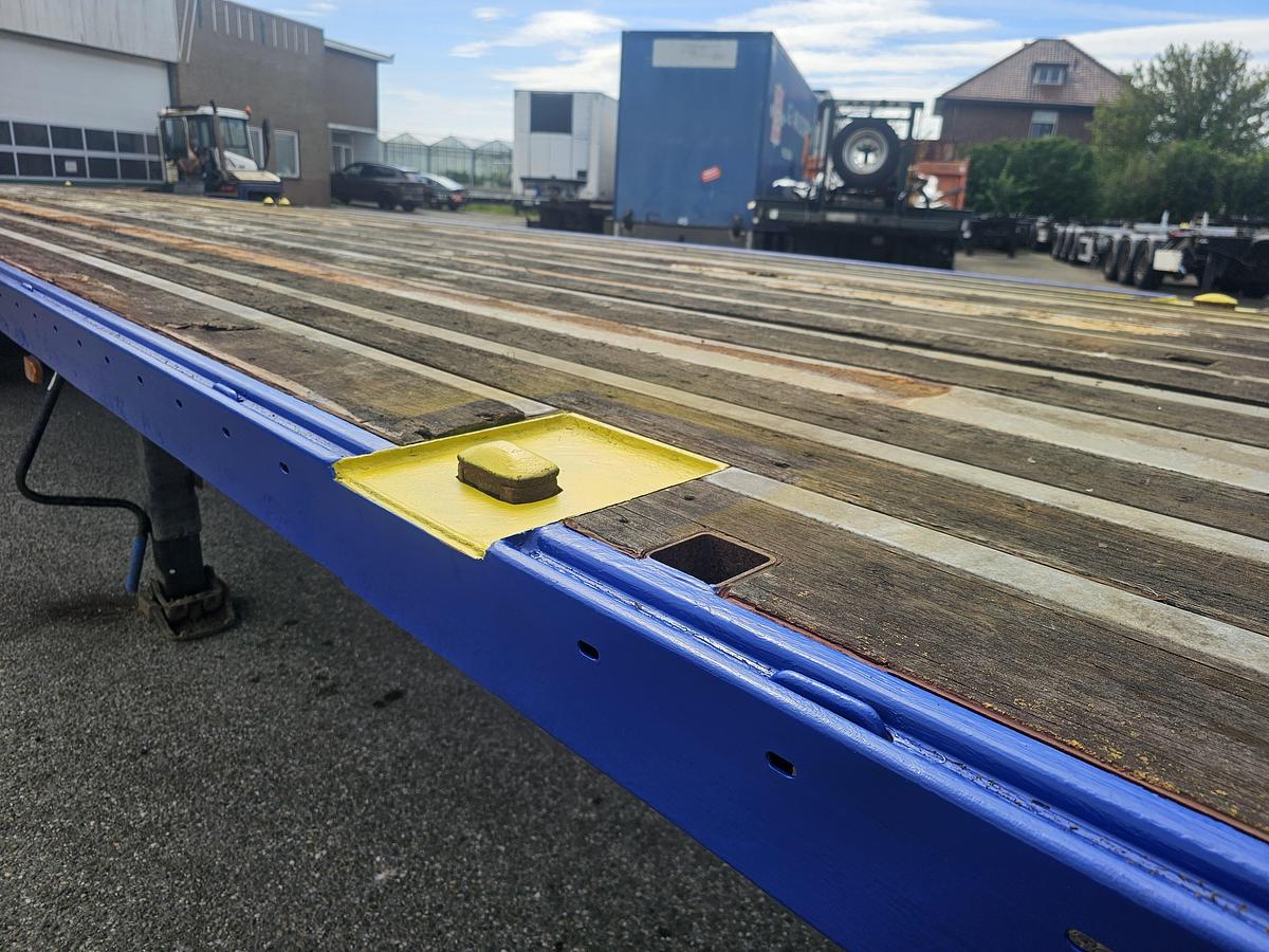 Gebruikt 2009 Van Hool 3B0073 | 3 AXLE FLATBED 13.60 MTR TWISTLOCKS FOR CONTAINER 40 FT 2 X20 FT BPW DRUM | 2 PIECES