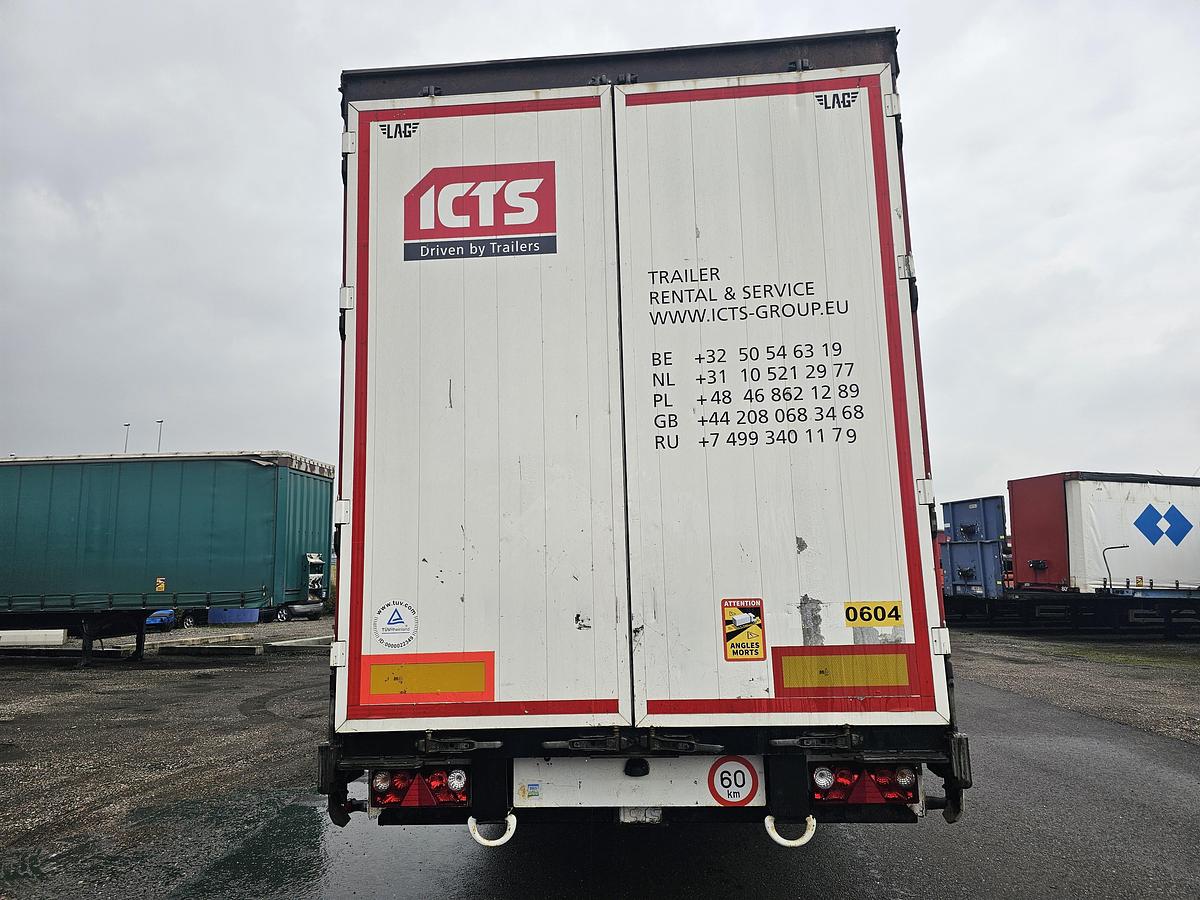 Used 2014 LAG 0-3-GC | 3 AXLE MEGA TRAILER|HUCKEPACK.|8 PIECES. | BELGIUM|BPW DRUM.
