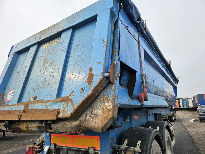 Used 2010 Langendorf C 3 | 2 axle tipper trailer | Saf axles drum | 20 mtr 3