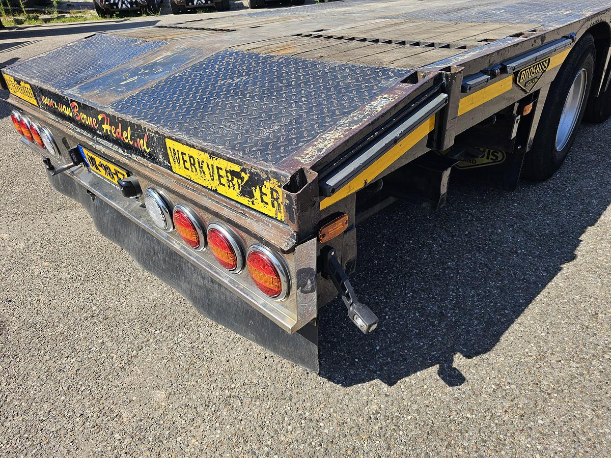 Used 1992 BROSHUIS E 2190/27 | SEMI LOWLOADER | 6 MTR EXTENDIBLE | BEAVER TAIL| SAF DRUM | APK 17-01-2016  |REFURBISHED 2010