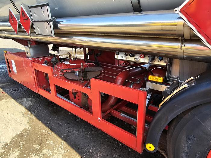 Used 2000 Feldbinder | TSA 59.3-4 | tanktrailer aluminium|59.5 cubic| ADR L4 BH |Bpw achsen|