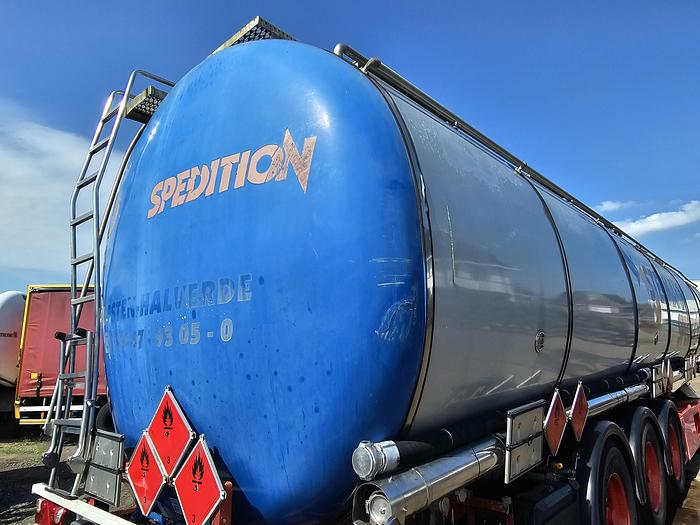 Used 2000 Feldbinder | TSA 59.3-4 | tanktrailer aluminium|59.5 cubic| ADR L4 BH |Bpw achsen|