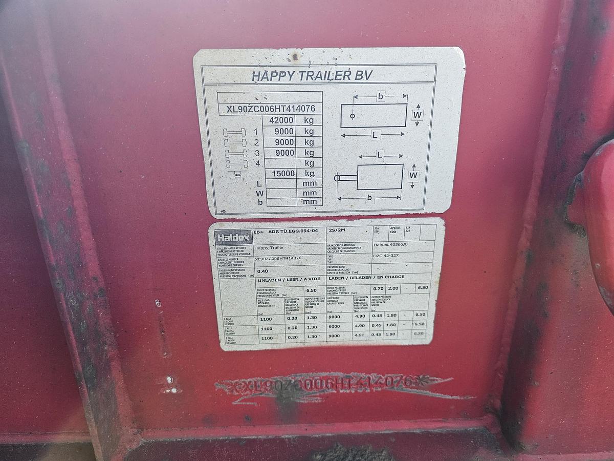 Used 2006 HAPPY TRAILER OZC 42-327 |40 FOOT HIGHCUBE CHASSIS| SAF DISC| APK /TUV | 18-09-2025.