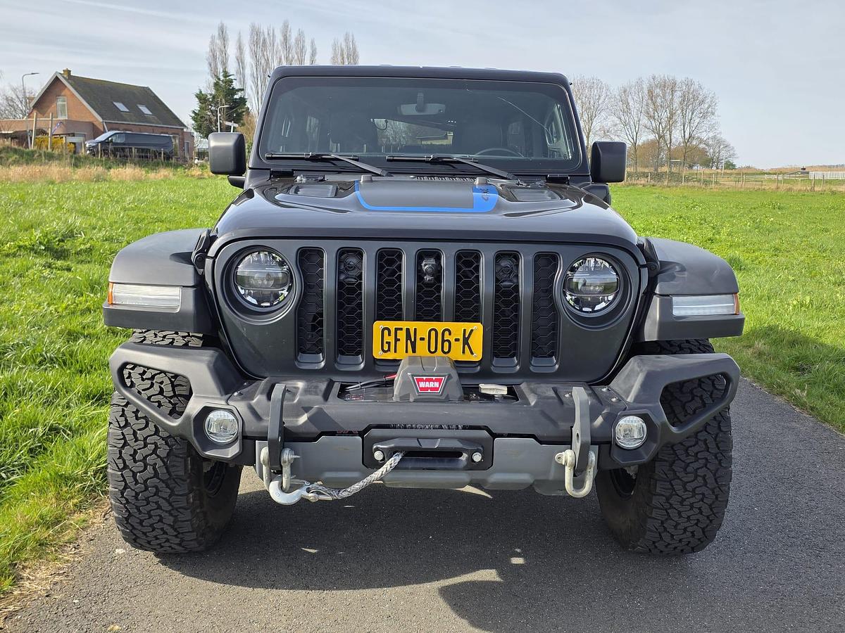 Gebruikt 2022 Jeep Wrangler 4XE Rubicon - Cabrio/Hardtop - 4x4 - Hybride - 21.836 km - WARN - Alpine