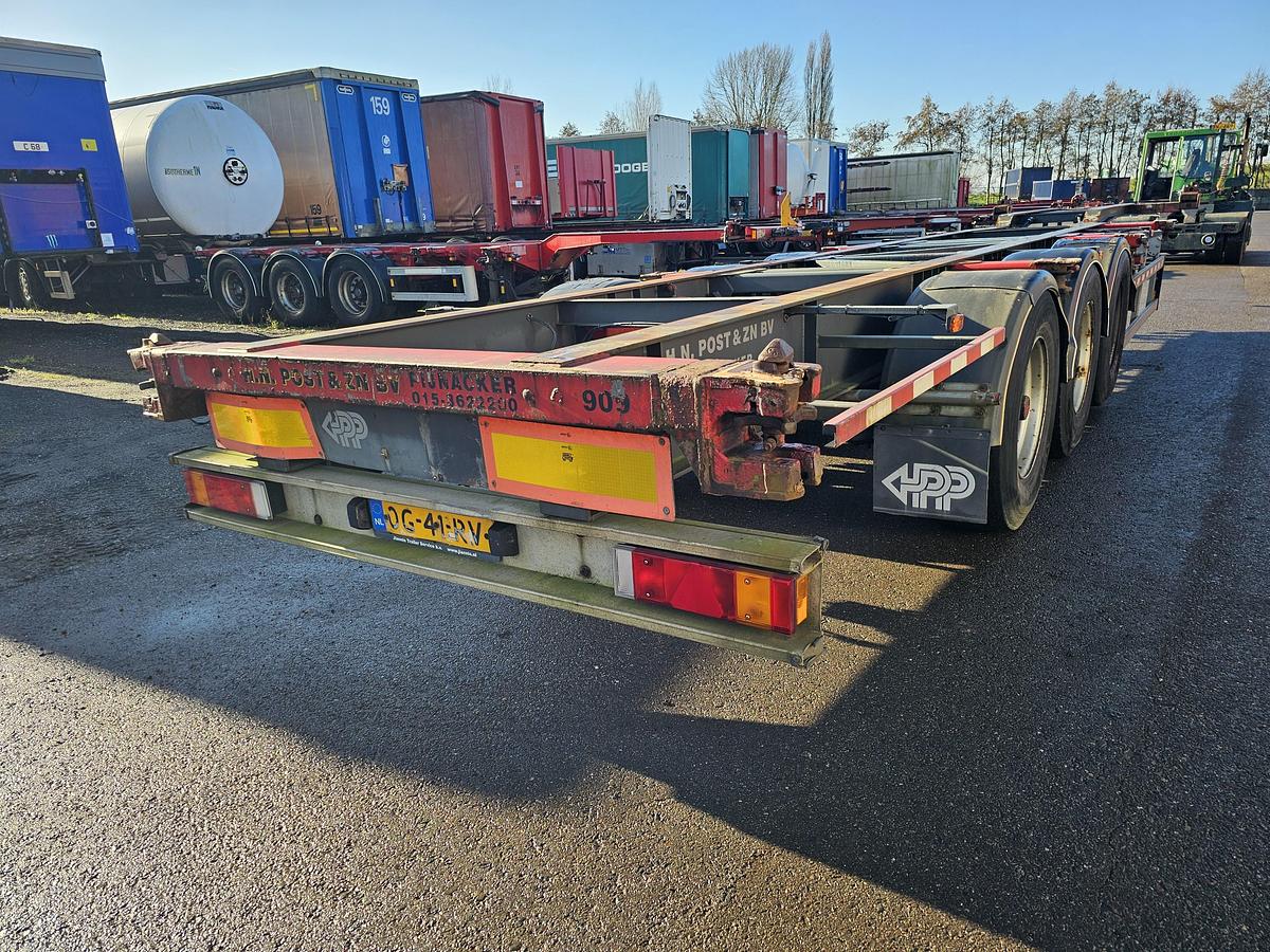 Gebruikt 2001 BURG BPO 12-27 CZ XEX|40 FT |2 X 20 FT |20 FT MIDDLE |BPW DRUM.