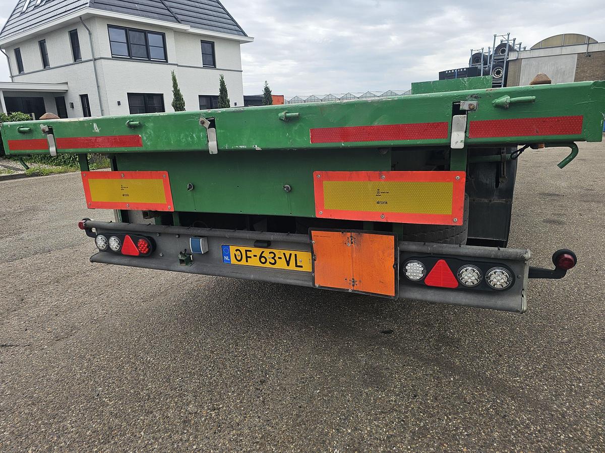 Gebruikt 1999 DRACO TXS 339. HEAVY DUTY FLATBED- CONTAINER LOCKS- BPW DRUM .