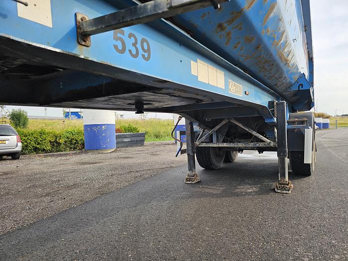 Used 2010 Langendorf C 3 | 2 axle tipper trailer | Saf axles drum | 20 mtr 3