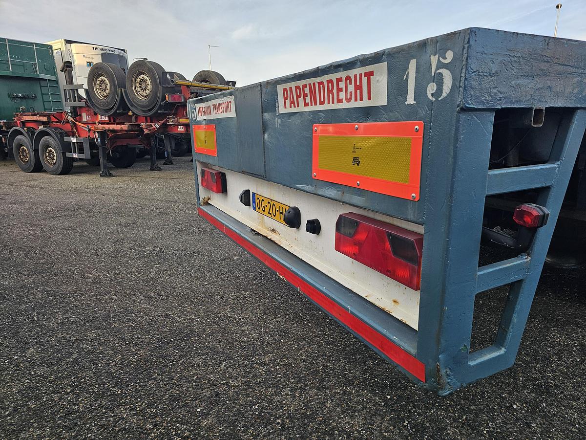 Gebruikt 2000 LINTRAILERS LSPU 18-27 | EXTENDIBLE TRAILER 21.20 MTR | STEERING AXLE | good sliding.