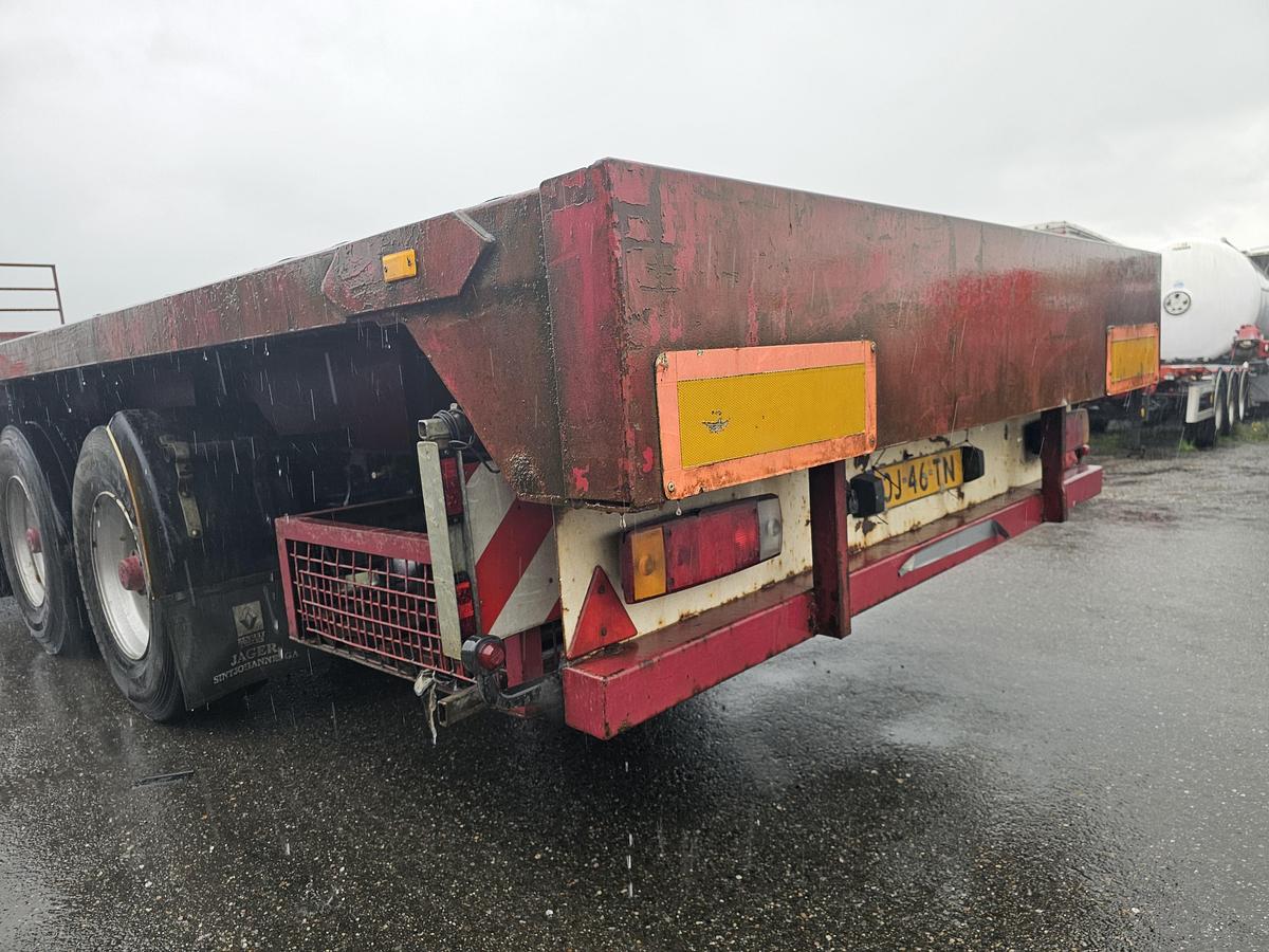 Used 1988 RENDERS ROC 12-27 N14 HEAVY DUTY 3 AXLE SEMITRAILER STEEL FLOOR.| SAF DRUM