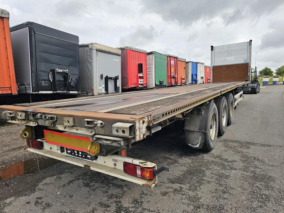 Used 2008 KÖGEL 3 AXLE FLATBED | BPW DRUM
